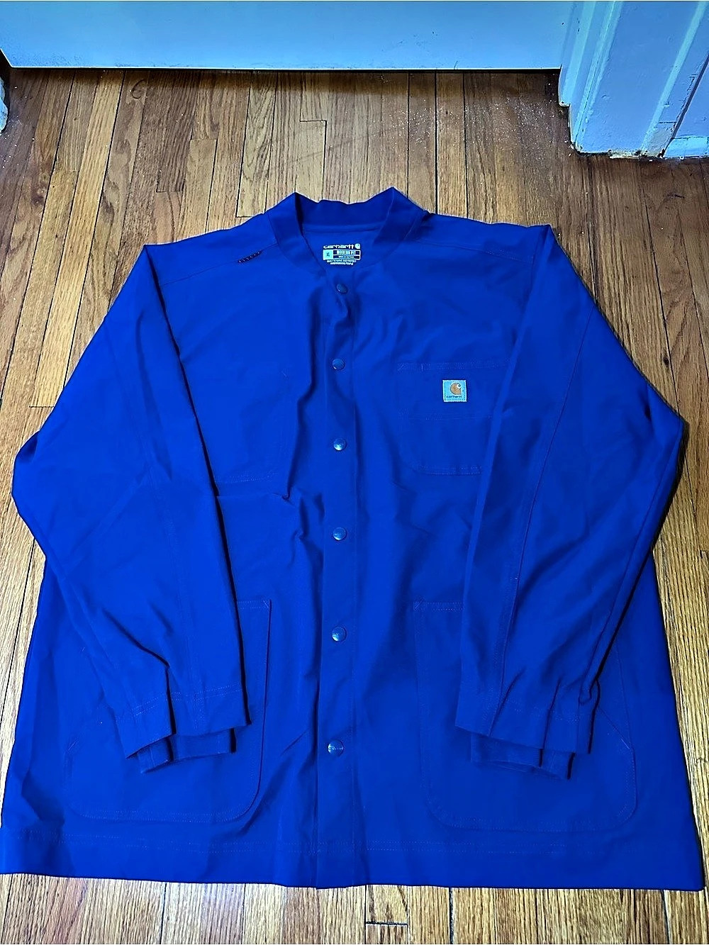 Carhartt Force Essentials Unisex Chore Coat Blue XL